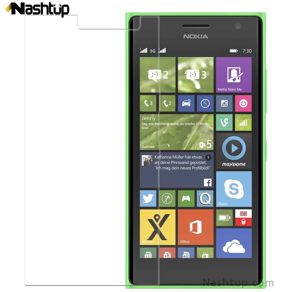 گلس شیشه ای و محافظ صفحه نمایش گوشی Nokia Lumia 730